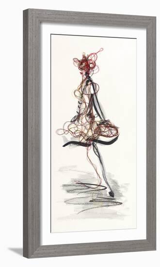 Catwalk Glamour II-Lou Lacroix-Framed Giclee Print