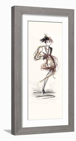 Catwalk Glamour III-Lou Lacroix-Framed Art Print