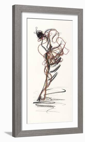 Catwalk Glamour IV-Lou Lacroix-Framed Giclee Print