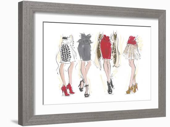 Catwalk Legs-Jane Hartley-Framed Giclee Print