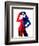 Catwoman Watercolor-Lana Feldman-Framed Premium Giclee Print