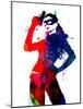 Catwoman Watercolor-Lana Feldman-Mounted Art Print