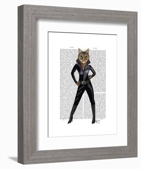 Catwoman-Fab Funky-Framed Art Print