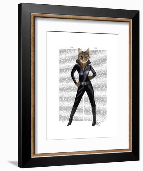 Catwoman-Fab Funky-Framed Art Print