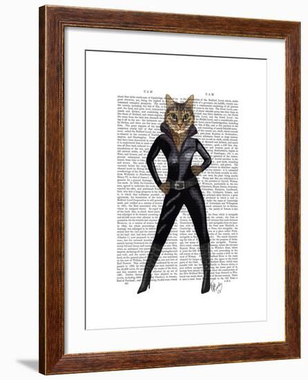 Catwoman-Fab Funky-Framed Art Print