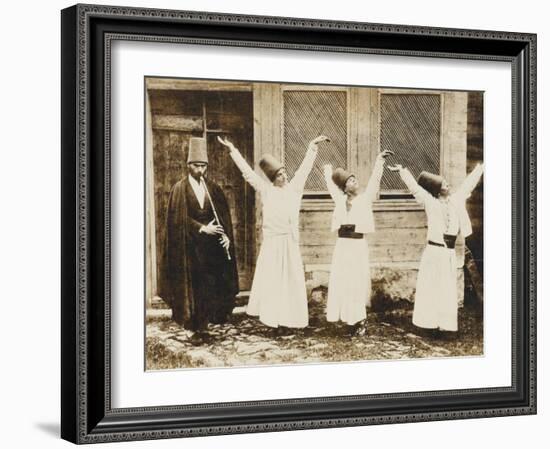 Caucasus, Young Circassian Dervishes with Ney Player-null-Framed Photographic Print