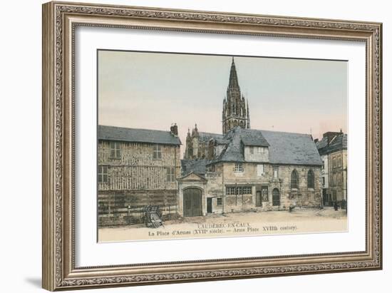 Caudebec-en-Caux, Normandy-null-Framed Art Print