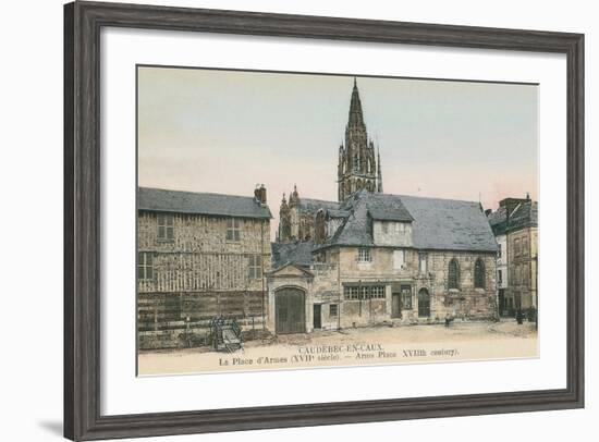 Caudebec-en-Caux, Normandy-null-Framed Art Print