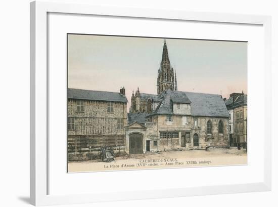 Caudebec-en-Caux, Normandy-null-Framed Art Print