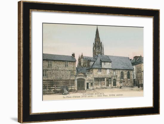 Caudebec-en-Caux, Normandy-null-Framed Art Print