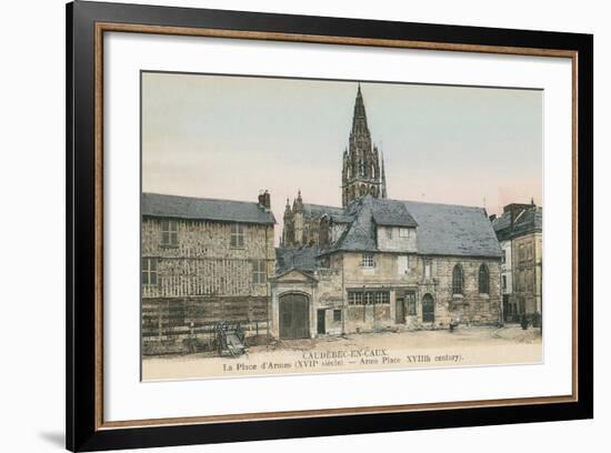 Caudebec-en-Caux, Normandy-null-Framed Art Print