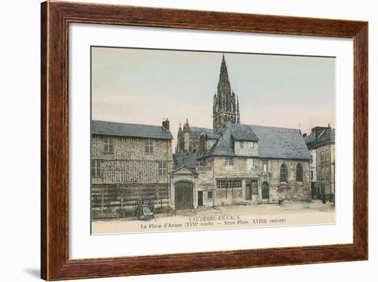 Caudebec-en-Caux, Normandy-null-Framed Art Print