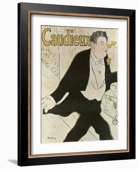 Caudieux, 1893-Henri de Toulouse-Lautrec-Framed Giclee Print