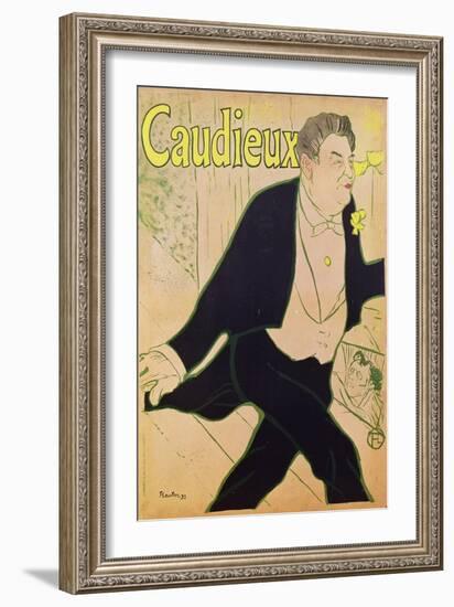 Caudieux (Poster), 1893 (Colour Lithograph)-Henri de Toulouse-Lautrec-Framed Giclee Print