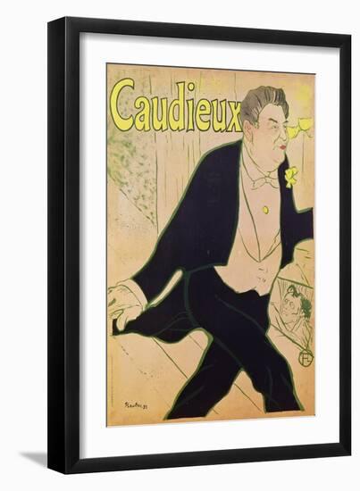 Caudieux (Poster), 1893 (Colour Lithograph)-Henri de Toulouse-Lautrec-Framed Giclee Print