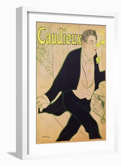 Caudieux (Poster), 1893 (Colour Lithograph)-Henri de Toulouse-Lautrec-Framed Giclee Print