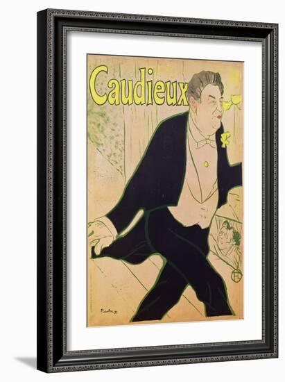 Caudieux (Poster), 1893 (Colour Lithograph)-Henri de Toulouse-Lautrec-Framed Giclee Print