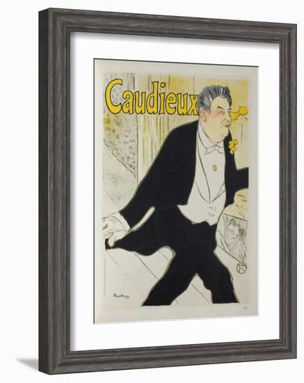 Caudieux-Henri de Toulouse-Lautrec-Framed Collectable Print