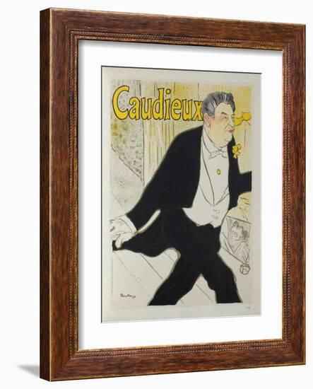 Caudieux-Henri de Toulouse-Lautrec-Framed Collectable Print