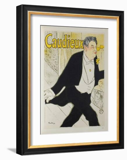 Caudieux-Henri de Toulouse-Lautrec-Framed Collectable Print