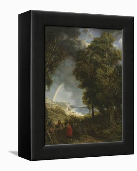 Caught in a Storm, St. Margaret's Bay-John James Chalon-Framed Premier Image Canvas