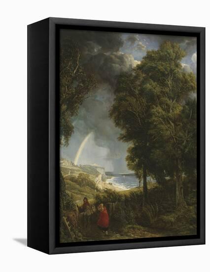 Caught in a Storm, St. Margaret's Bay-John James Chalon-Framed Premier Image Canvas