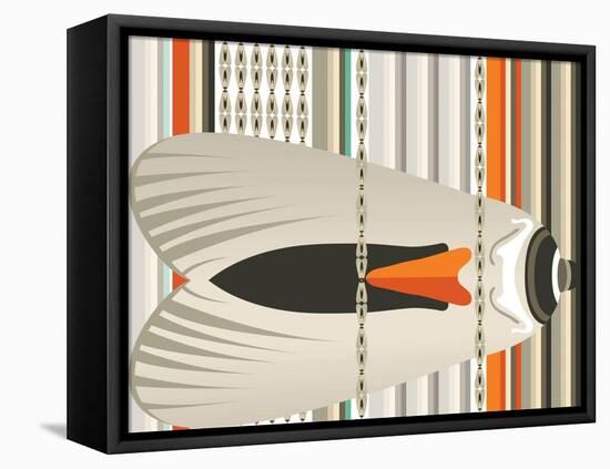 Caught in Flying Stripes-Belen Mena-Framed Premier Image Canvas