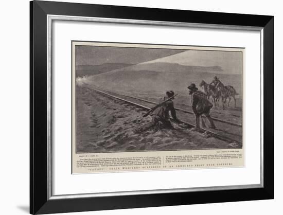 Caught, Train Wreckers Surprised by an Armoured Train Near Edenburg-Joseph Nash-Framed Giclee Print