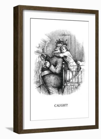 Caught-Thomas Nast-Framed Art Print