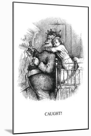 Caught-Thomas Nast-Mounted Art Print