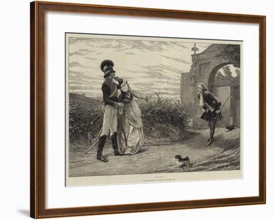 Caught!-Charles Joseph Staniland-Framed Giclee Print