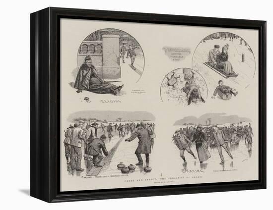 Cause and Effect, the Penalties of Sports-William Ralston-Framed Premier Image Canvas