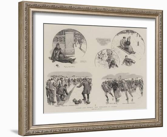 Cause and Effect, the Penalties of Sports-William Ralston-Framed Giclee Print