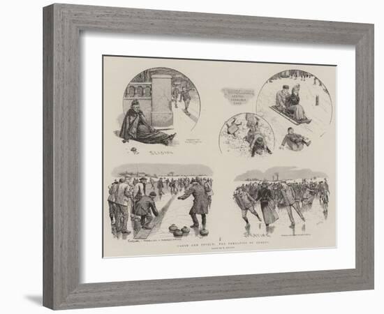 Cause and Effect, the Penalties of Sports-William Ralston-Framed Giclee Print