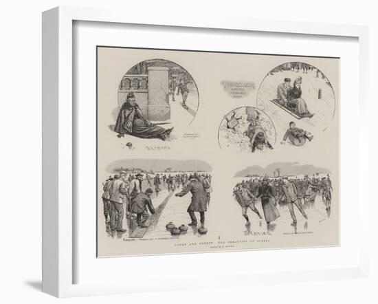 Cause and Effect, the Penalties of Sports-William Ralston-Framed Giclee Print