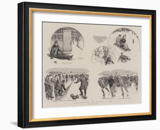 Cause and Effect, the Penalties of Sports-William Ralston-Framed Giclee Print