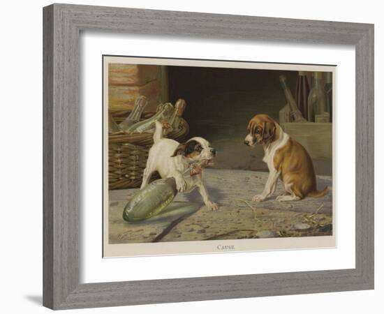 Cause-William Henry Hamilton Trood-Framed Giclee Print