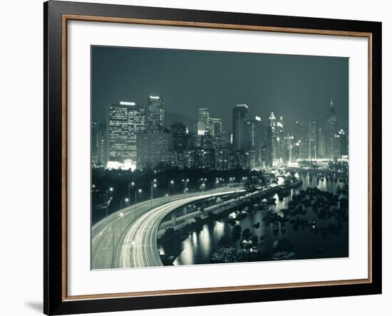 Causeway Bay, Hong Kong, China-Neil Farrin-Framed Photographic Print