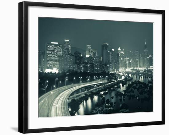 Causeway Bay, Hong Kong, China-Neil Farrin-Framed Photographic Print