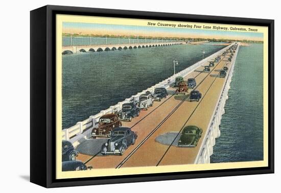 Causeway, Galveston-null-Framed Stretched Canvas