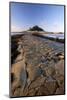 Causeway out to St Michaels Mount at low tide, Cornwall, UK-Ross Hoddinott-Mounted Photographic Print