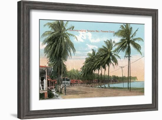 Causeway, Panama Bay-null-Framed Art Print