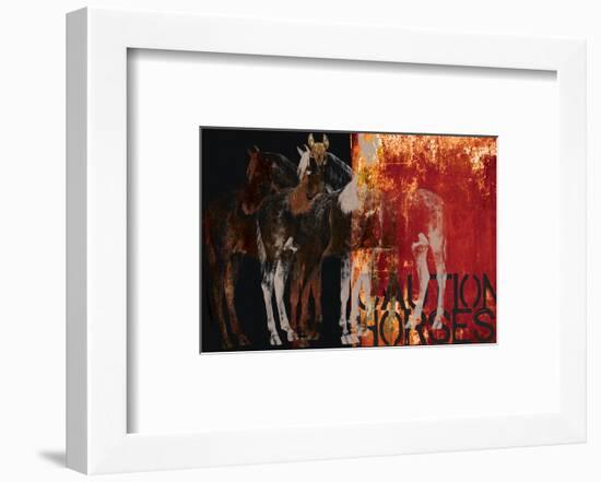 Caution Horses-Parker Greenfield-Framed Art Print