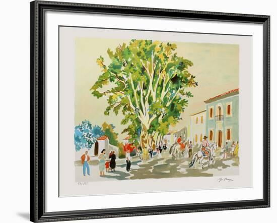 CavaIIers Au Caylar-Yves Brayer-Framed Limited Edition