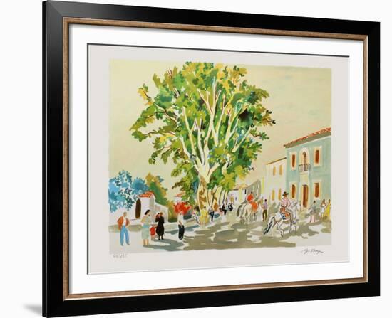 CavaIIers Au Caylar-Yves Brayer-Framed Limited Edition