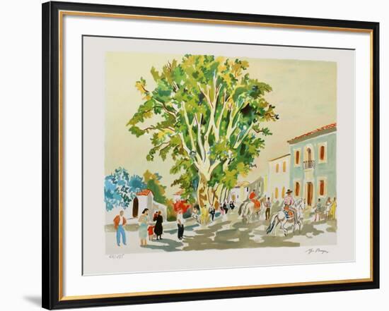 CavaIIers Au Caylar-Yves Brayer-Framed Limited Edition