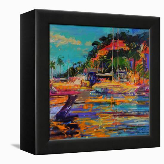 Cavalaire-Sur-Mer, 2023 (Oil on Canvas)-Peter Graham-Framed Premier Image Canvas