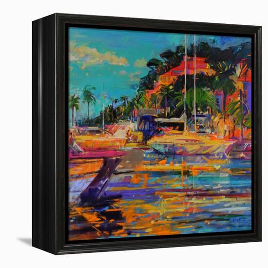 Cavalaire-Sur-Mer, 2023 (Oil on Canvas)-Peter Graham-Framed Premier Image Canvas