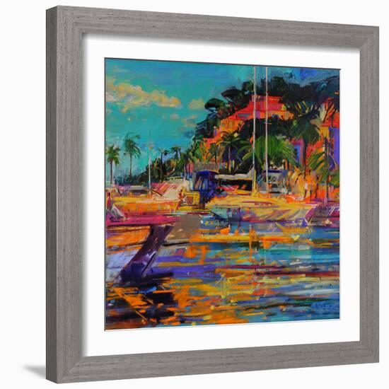 Cavalaire-Sur-Mer, 2023 (Oil on Canvas)-Peter Graham-Framed Giclee Print