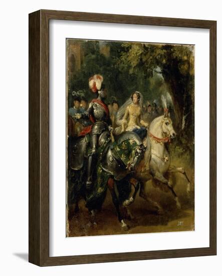 Cavalcade, Ca 1842-Horace Vernet-Framed Giclee Print